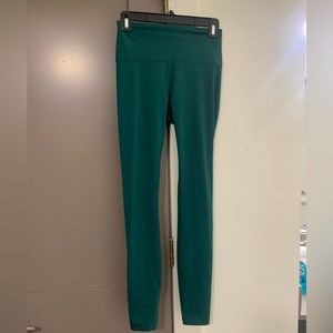 Reformation Emerald Green High-Waist Leggings